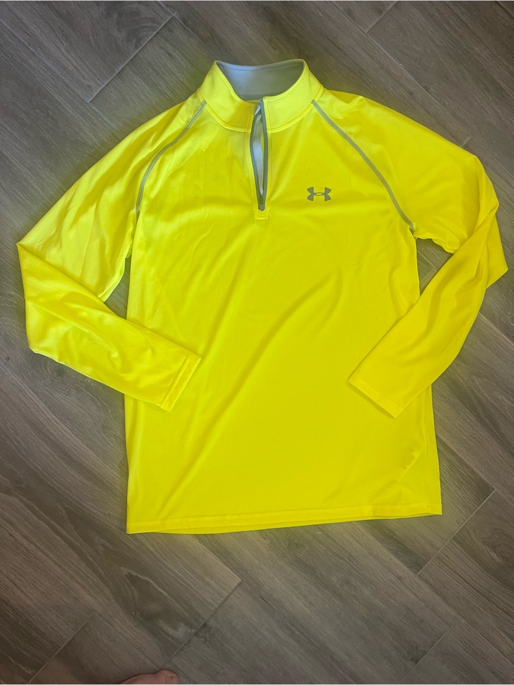 Under Armour Men's Long Sleeve Athletic Top in Neon Yellow